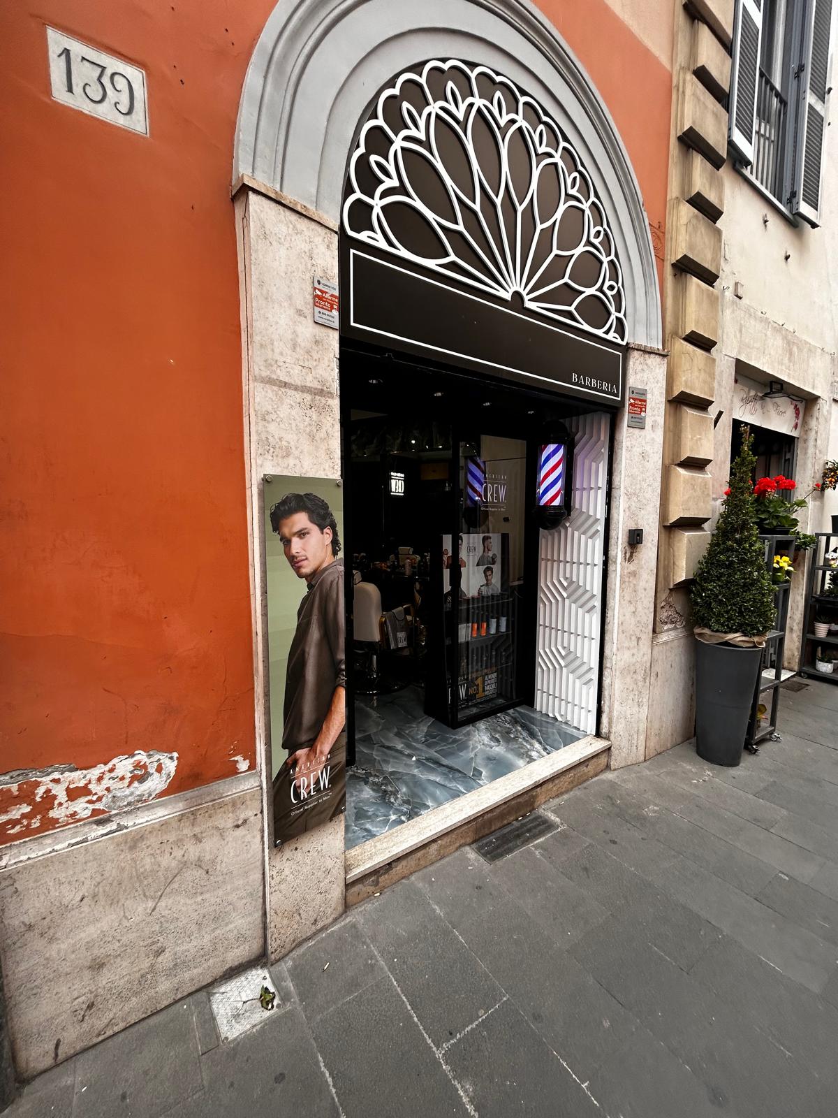 Ingresso Barberia Ripetta 139, Roma